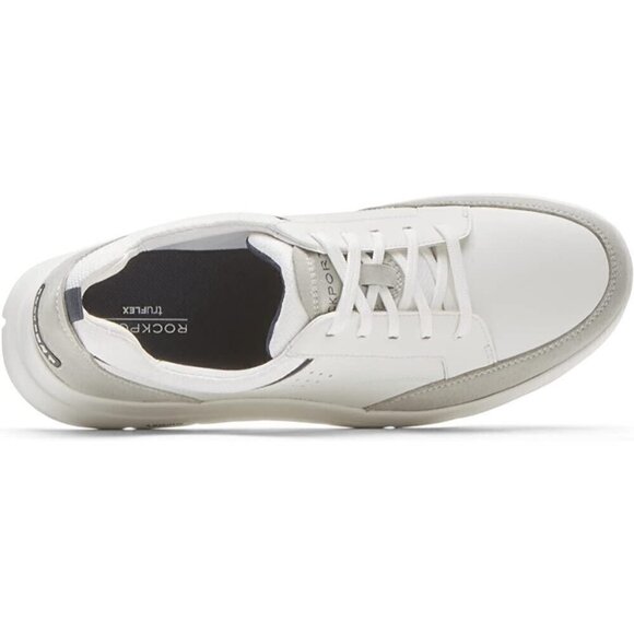 ROCKPORT Truflex "Clayden" Lace Up Sneaker Men Sz 11.5 White - Picture 9 of 9
